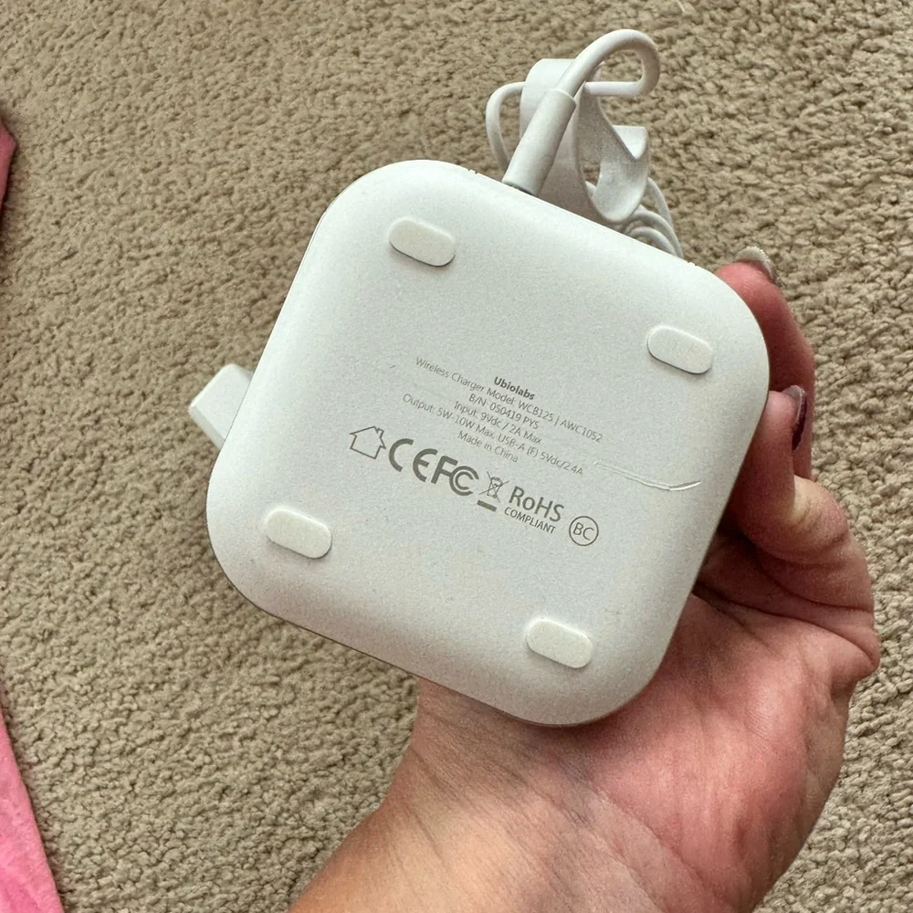 White Wearable Charger